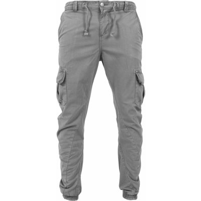 Urban Classics kalhoty Cargo Jogging šedé – Zboží Mobilmania