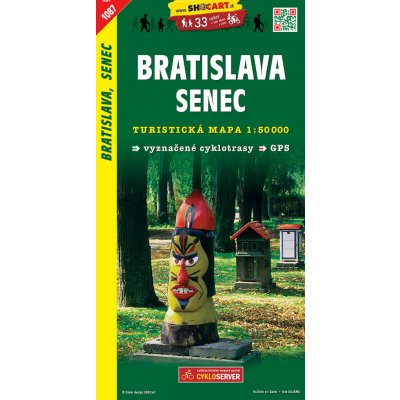 SHOCart Turistická mapa SHOCart Slovensko 1087 Bratislava Senec 1:50 000 – Hledejceny.cz