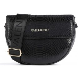 Valentino bags crossbody kabelka půlměsíc snake černá