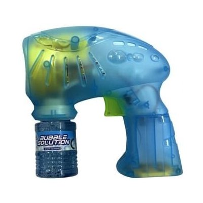 Bublifuková pistole se světlem modrá – Sleviste.cz