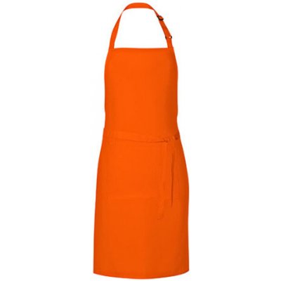 Link Kitchen Wear Unisex grilovací zástěra X987 Orange Pantone 1655 85x72cm – Hledejceny.cz