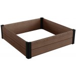 Keter Maple Square Vyvýšený záhon 106 x 32 x 106 cm hnědý 249299 – Zboží Dáma