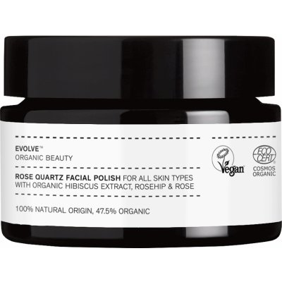 Evolve Organic Beauty Rose Quartz Facial Polish Exfoliační peeling 30 ml