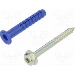 RAWLPLUG R-FFS-N-10K060 Hmoždinka; se šroubem; 10x60; pozinkovaná ocel; FFS; 50ks; 10mm – Hledejceny.cz