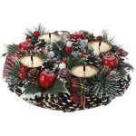 HOMESTYLING Adventní věnec 27 cm KO-ACW006830 – Hledejceny.cz