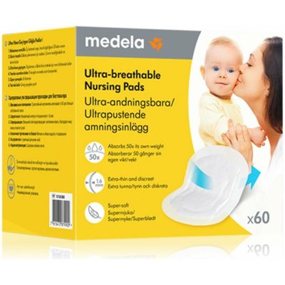 Medela Ultra breathable Nursing Pads jednorázové vložky do podprsenky 60 ks – Hledejceny.cz
