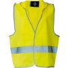 Pracovní oděv Korntex Dětská bezpečnostní vesta Odense s kapucí Žlutá