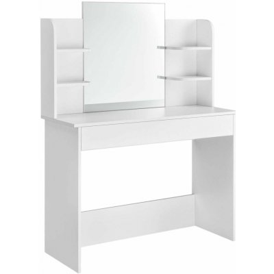 ModernHome PWSHT-20 toaletní stolek s velkým zrcadlem bílý – Zboží Mobilmania