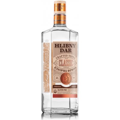 Hlibny Dar Gluten Free Vodka 40% 0,7 l (holá láhev)