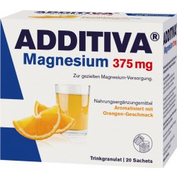 Additiva Magnesium 375 mg nápoj Pomeranč 20 sáčků