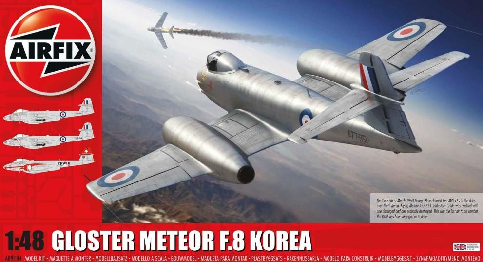 Airfix Gloster Meteor F8 Korejská válka 1:48