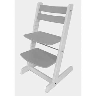 Dvěžidle Easy Rostoucí židle Lucie bílo šedá 70 kg – Hledejceny.cz