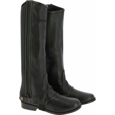 EQUITHÈME Minichapsy kožené černé – Zboží Mobilmania