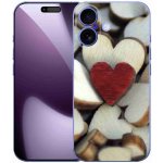 mmCase na iPhone 17 - gravírované červené srdce – Zboží Mobilmania