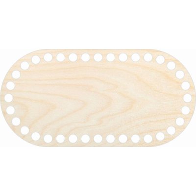Dřevěný svět online Dno na košík dekor přírodní tvar 3 ovál 20 x 10 cm – Zboží Dáma