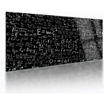 Skleněný obraz - Matematika, jednodílný 100x50 cm na skle – Hledejceny.cz
