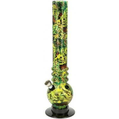 KRCZ Bong akrylový Graffiti 30 cm – Zboží Mobilmania