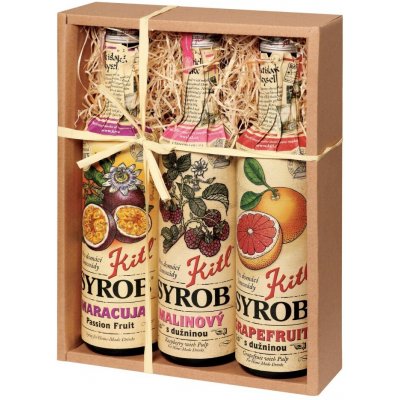 Kitl dárkové balení Hitovky Maracuja Malina Grep 3 x 0,5 l – Zboží Dáma