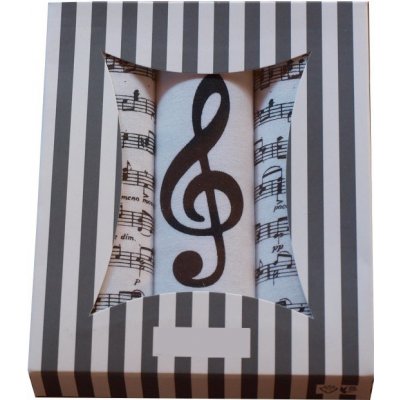 Etex dámské dárkové kapesníky s motivem not – Zboží Dáma