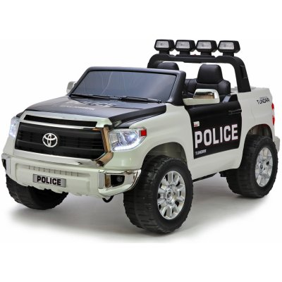 Andos elektrické autíčko pro dvě děti Toyota Tundra XXL 24V Police černá/bílá