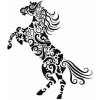 Kreslící šablona Cadence Šablona Cadence 21x30 cm Kůň