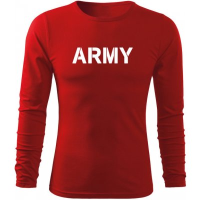 Dragova Fit-T tričko s dlouhým rukávem červená