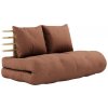 Pohovka Karup design sofa SHIN SANO natural pine (futonová ) clay brown