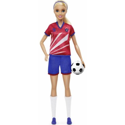Barbie Fotbalová blond culík barevné # 9 U – Hledejceny.cz