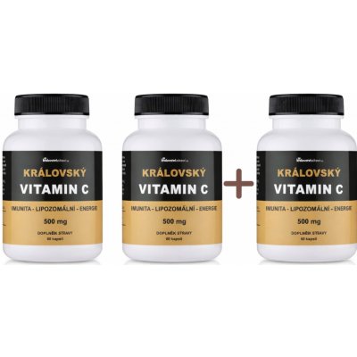 Královský Lipozomální Vitamín C pro podporu imunity 3 x 60 kapslí – Hledejceny.cz