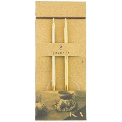 Seeknit Kinki Amibari Kruhové jehlice Seeknit Shirotake 40 cm / 2,5 mm – Hledejceny.cz