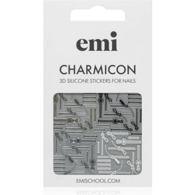 E.Mi Charmicon 3D Silicone Stickers 170 Zipper samolepka – Zboží Mobilmania