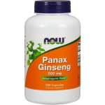 Now Foods Foods Ženšen pravý Panax Ginseng 500 mg 250 kapslí – Hledejceny.cz