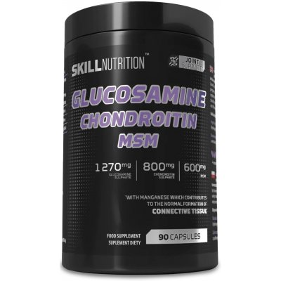 Skill Nutrition Glucosamine Chondroitin MSM 90 Kapslí – Hledejceny.cz