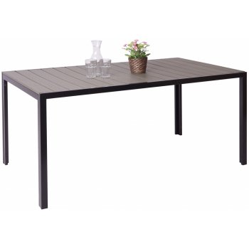 Mendler Zahradní stůl HWC-F90, 160x90cm šedá
