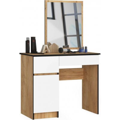 Ourbaby toaletka se zrcadlem CLP P-2/SL dub craft bílá levý – Hledejceny.cz