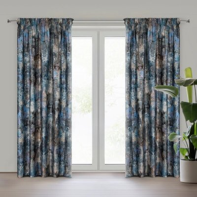 Takoy sametový závěs ESTER zdobený patinovým vzorem 140 x 250 cm-HF-460579 | 140 x 250 cm – Hledejceny.cz