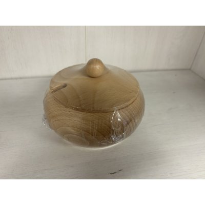 Dřevotéka Dřevěná cukřenka velká 250 ml – Zboží Dáma