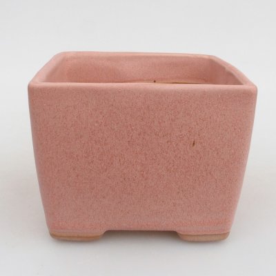 E-bonsai keramická bonsai miska 11 x 11 x 8,5 cm růžová – Zboží Dáma