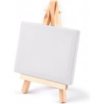 Prima-obchod Mini malířský stojan s plátnem barva 1 8x10 cm bílá – Zboží Dáma