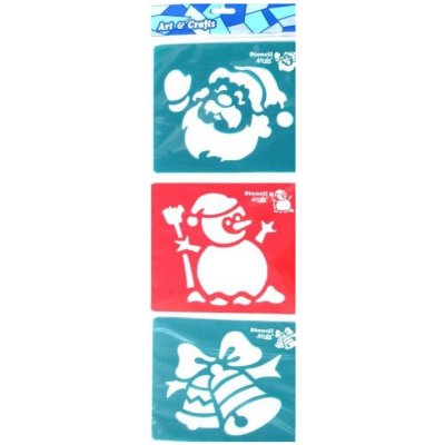 Creatoys Šablony 3 kszvonec sněhulák a Mikuláš – Zboží Dáma