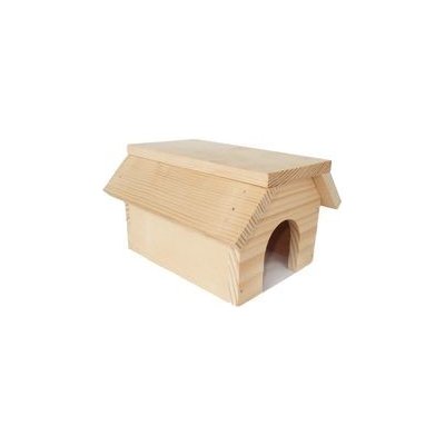 Truhlářství Zimný Domek pro křečka valbová střech ZV 117 12,5 x 10 x 17,5 cm – Sleviste.cz