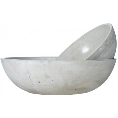 WIKHOLMFORM Betonové dekorační mísy SIRI P.27/18 cm SET/2ks šedé – Hledejceny.cz