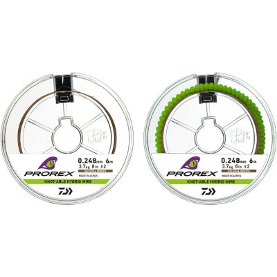 Daiwa Lanko Prorex Hybrid Knotable Wire Brown 6 m - 0,300 mm 5,4 kg – Zboží Dáma