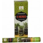 Sanu Babu Vonné tyčinky Namaste India 3 Herbs 22 cm 20 ks – Hledejceny.cz