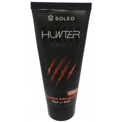 Soleo HUNTER for men pre mužov power bronzer face and body krém do solária 150 ml – Zboží Dáma