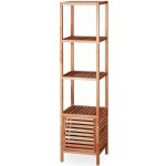 Regál Naturel Home 35,5x160x39,5 cm ořech mat HOMEREG5 – Zboží Mobilmania