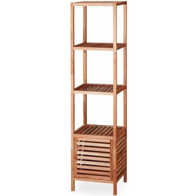 Regál Naturel Home 35,5x160x39,5 cm ořech mat HOMEREG5 – Zboží Mobilmania
