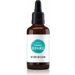 Viridian nutrition Vitamin D3 and K2 liquid 50 ml – Hledejceny.cz