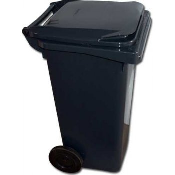 Contenur popelnice nádoba na odpad PH 120 l na kolečkách, černá
