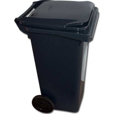 Contenur popelnice nádoba na odpad PH 120 l na kolečkách, černá – Zboží Mobilmania
